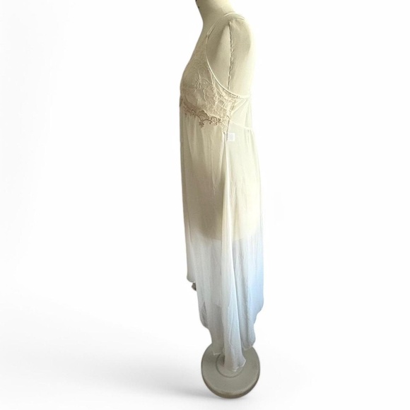 Linea White and cream lace trimmed midi slip (size L) 179 - Picture 3 of 6